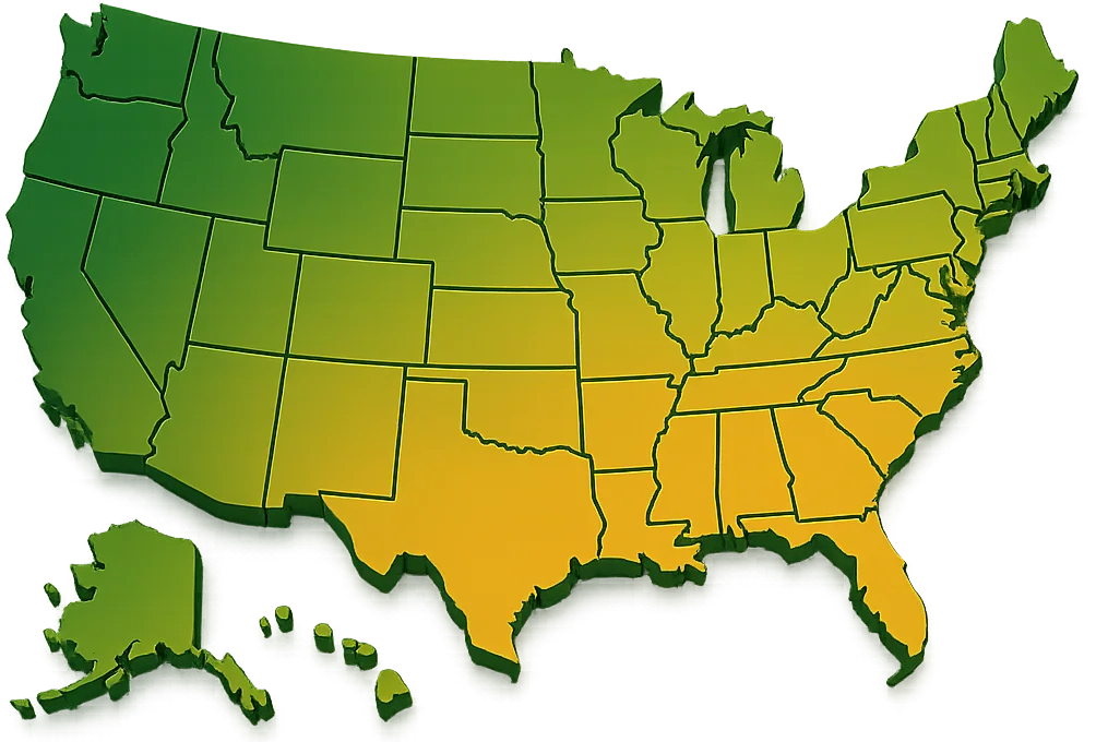USA map USA map 3D capture