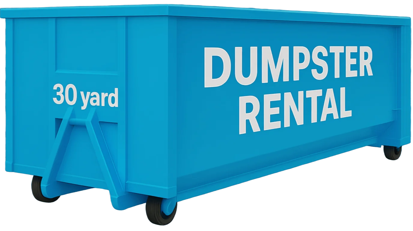 30 yard dumpster rental container