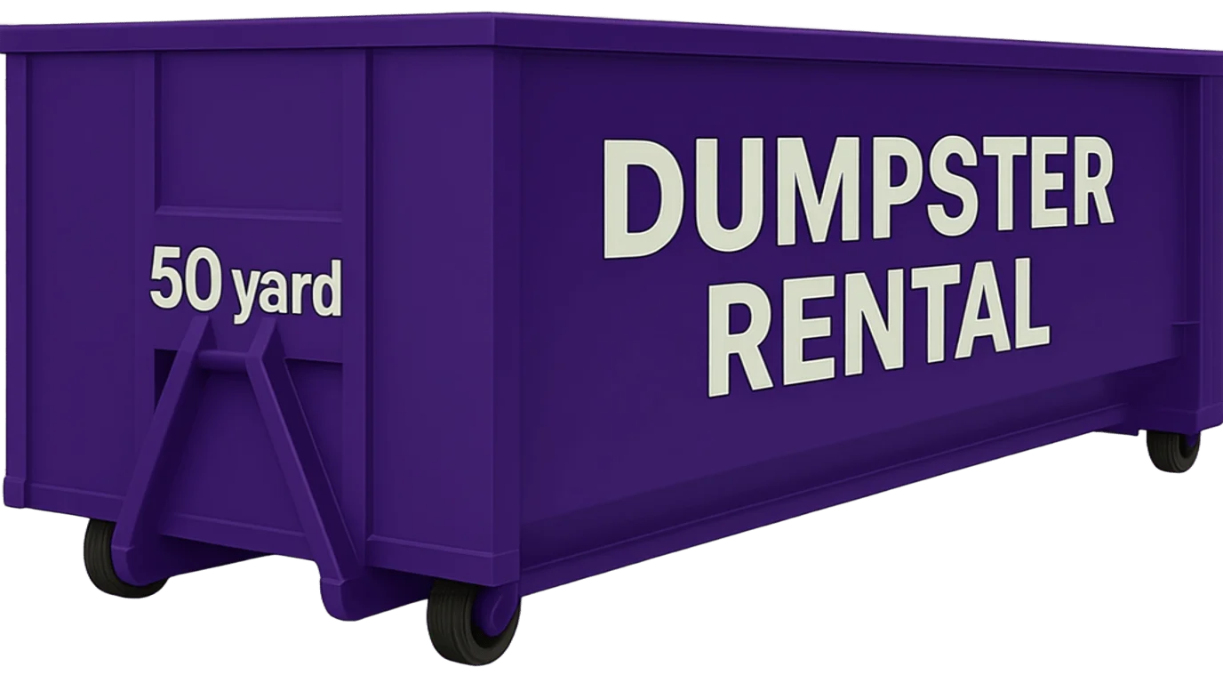 50 yard dumpster rental container